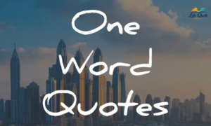 Minimal Yet Meaningful: 300+ Best One Word Quotes Collection