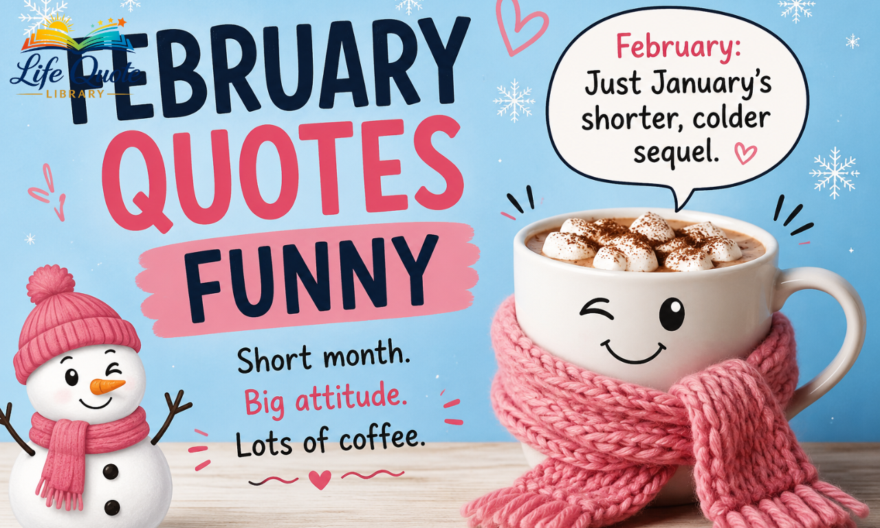 February Quotes Funny: 100+ Hilarious Sayings & Captions