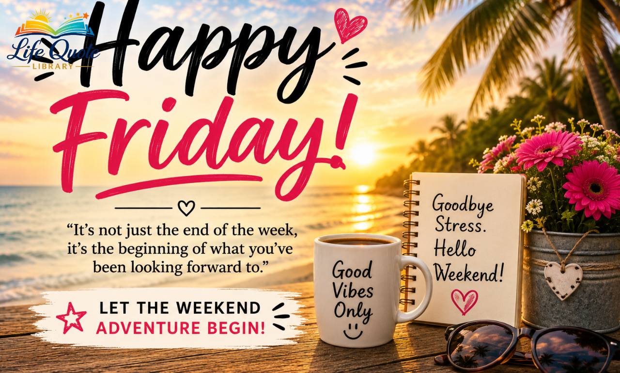 Friday Quotes: 100+ Inspiring, Funny & Happy Weekend Quotes