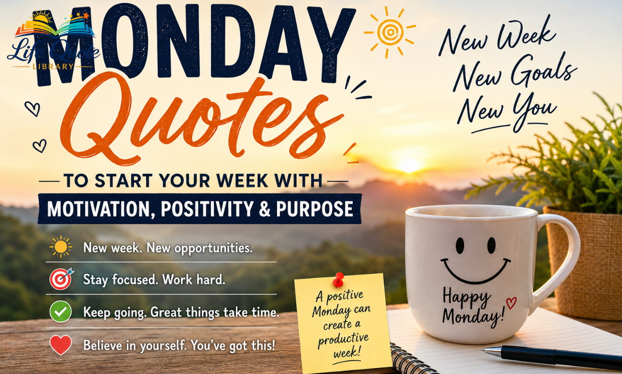 Monday Quotes: 180+ Inspirational Sayings to Start Strong