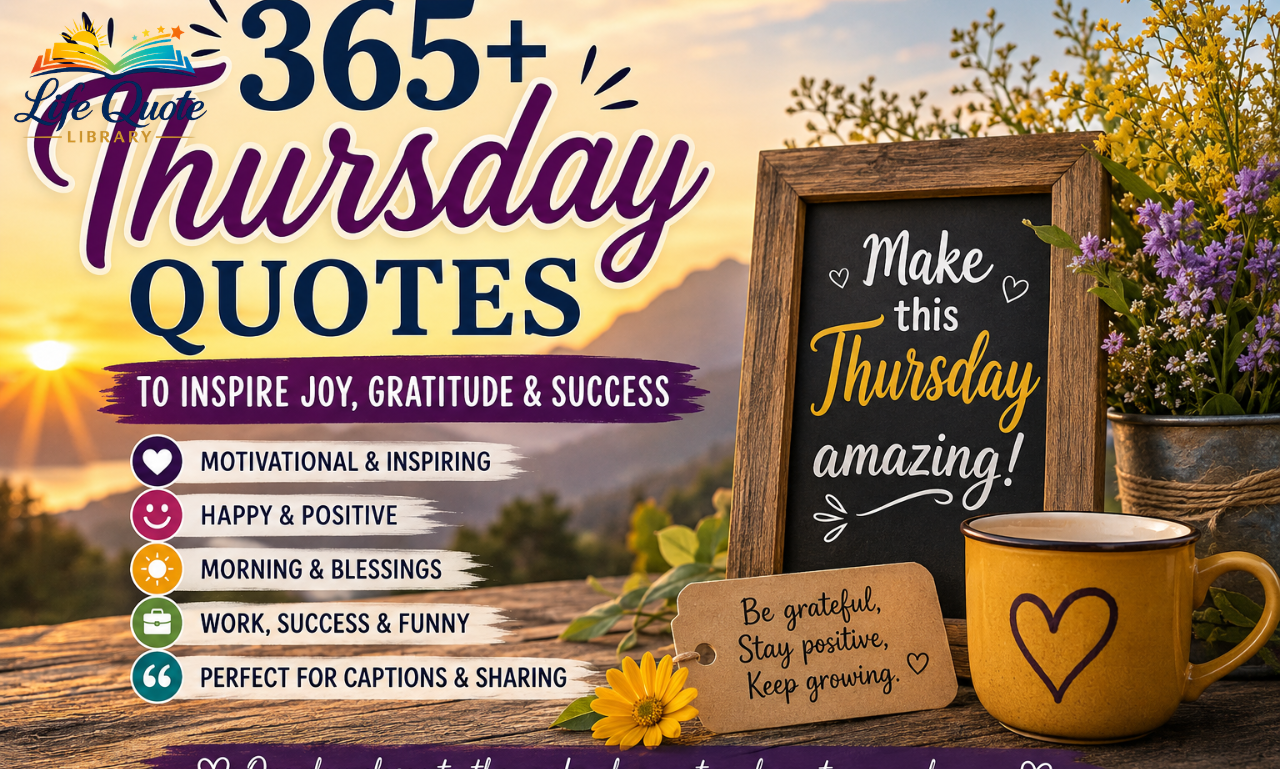 Thursday Quotes: Powerful Words to Inspire Your Day