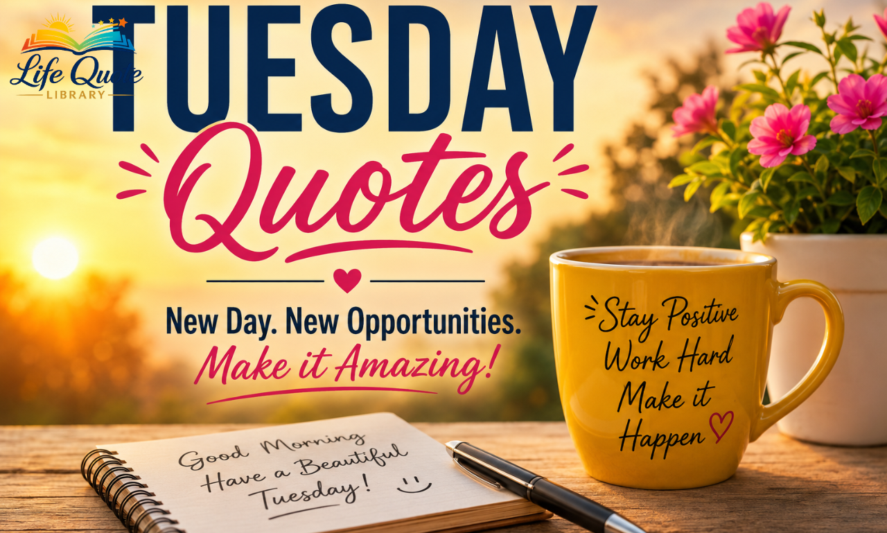 Tuesday Quotes: 180+ Powerful & Inspiring Sayings