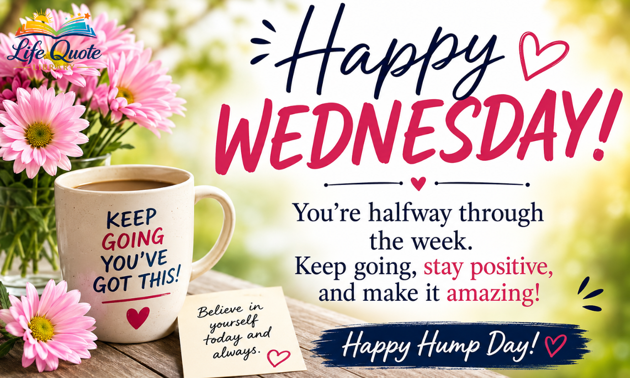 Wednesday Quotes: 150+ Motivational & Inspiring Sayings