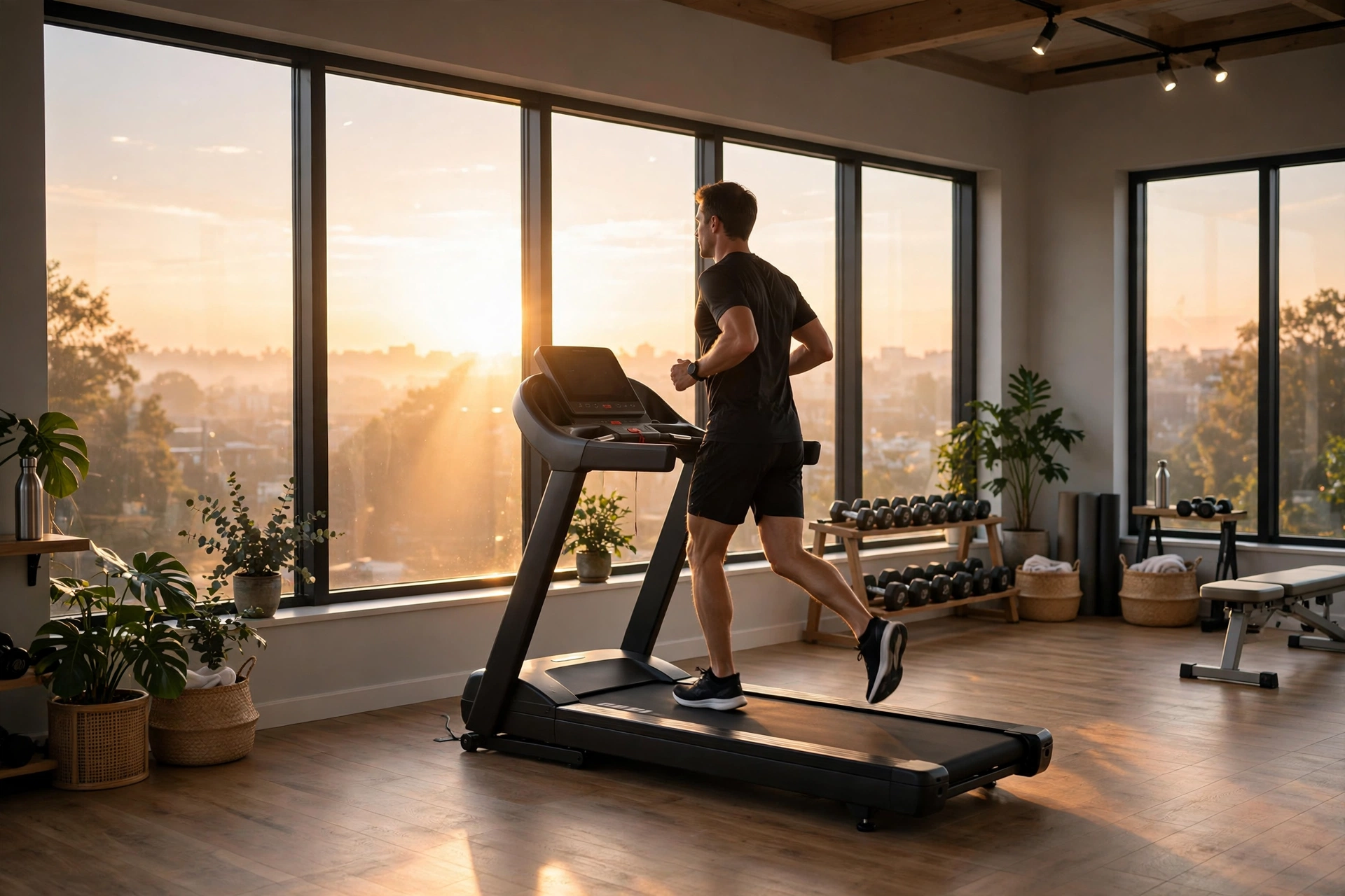 Morning workout at the gym for gym motivation quotes
